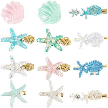 12 Pieces Artificial Shell Pearl Starfish Hair Clip Set Resin Alligator Hair Clips Seashell Hair Clips Princess Clip Beach Mermaid Hairpin Headwear Styling Hair Accessories for Girls Women Ladies | Walmart Canada 12 Pieces Artificial Shell Pearl Starfish Hair Clip Set Resin Alligator Hair Clips Seashell Hair Clips Princess Clip Beach Mermaid Hairpin Headwear Styling Hair Accessories for Girls Women Ladies | Walmart Canada