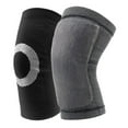 thumbnail image 1 of 1 Pair Soft Winter Knee Braces, Comfortable Leg Warmers for Skiing, Cycling, Running, 1 of 7