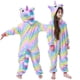 thumbnail image 2 of Pijamas de invierno para niños y niñas, ropa de dormir de panda, dinosaurio, unicornio, kigurumi, onesies para niños, manta para dormir, disfraz de bebé, 2 of 4