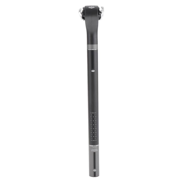 Poste de sillín fijo de fibra de carbono, ligero y duradero para mayoría , 25 degree Φ25.4x400mm DYNWAVEMX Poste de asiento recto de bicicleta