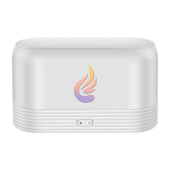 Nkmbld Air Freshener Flame Aromatherapy Machine Simulation Fire Home Diffuser Bedroom Ambient Light Office Small Humidifier