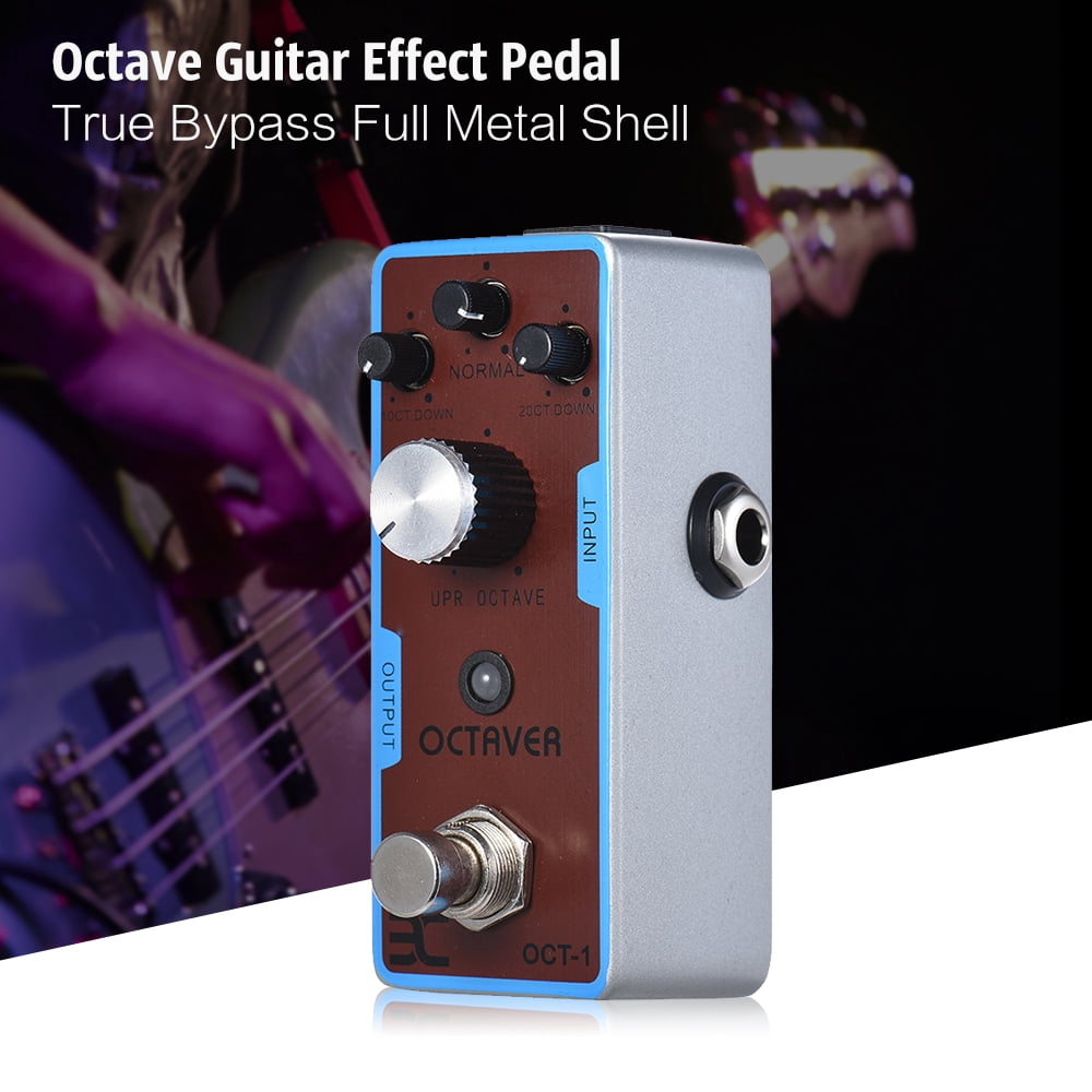 Instrument effect machine,Oct-1 Octave Octave Pedal Metal Shell Octave Octave Pedal Iuppa Laoshe Rusuo Siuke
