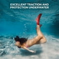 thumbnail image 6 of Nordic Essentials Aqua Beach Socks, Anti-Sand Design, Quick-Drying, Lightweight, Breathable, Red, XS, 1 Pair, 6 of 10