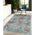 thumbnail image 4 of Spring Decorative Rug, Season of New Hopes Petals Blossoms Summer Floral Style of Illustration, Quality Carpet for Bedroom Dorm and Living Room, 6 Sizes, Slate Blue, by Ambesonne, 4 of 4