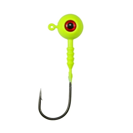 UPC: 6486378847401 | Jigging World Power Ball Jig V2 1/2OZ Chartreuse