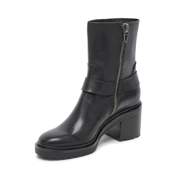 Dolce Vita Women's CAMROS Fashion Boot, Black Leather, 10