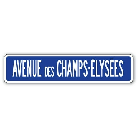 AVENUE DES CHAMPS-ELYSEES Street Sign tour de France french Europe | Indoor/Outdoor |  18