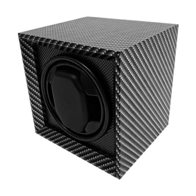 Vitrina enrolladora de relojes automática Yuyangstore adorno decorativo caja de almacenamiento de relojes giratoria para hombres y mujeres