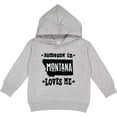 thumbnail image 2 of Inktastic Montana Someone Loves Me Toddler Hoodie, 2 of 4