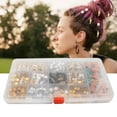 thumbnail image 4 of Dreadlocks Pendant, Wrapped Metal DIY Colorful Decorative Hair Cuffs Pendant For Wedding ANGGREK Otros, 4 of 8