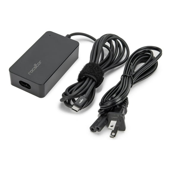 Rocstor Smart - Power adapter - slim - 45 Watt - 3 A (24 pin USB-C) - black