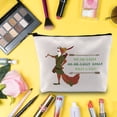 thumbnail image 4 of LEVLO Robin Fox Cosmetic Make Up Bag Robin Fans Gift Oo-De-Lally Oo-De-Lally Golly What a Day Makeup Zipper Pouch Bag For Women Girls, 4 of 6