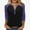 Purple, variant on Womens Fashion Henley Raglan 3/4 Sleeve Tops Basic Tunic T-Shirts 2025 Casual Button Down Half Sleeve Blouses