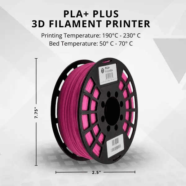 IIID MAX | Fuchsia PLA Plus Filament | 1kg (2.2 lbs.) -  1.75mm
