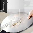 thumbnail image 5 of Hxlamzoo Stainless Steel Pizza Cutting Board for Kitchen, SUS 304 Stainless Steel Round Cutting Board, Dishwasher Safe, Double Sided for Pizza Meat Fruits Vegetables, 5 of 9