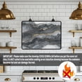thumbnail image 4 of Renewold Electric Stove Top Cover for Stove Top, Induction Electric Stove Protector Non-slip Glass Cooktop Cover Range Cover Multipurpose Flat Top Stove Mat, Black Gold Marble, 4 of 7