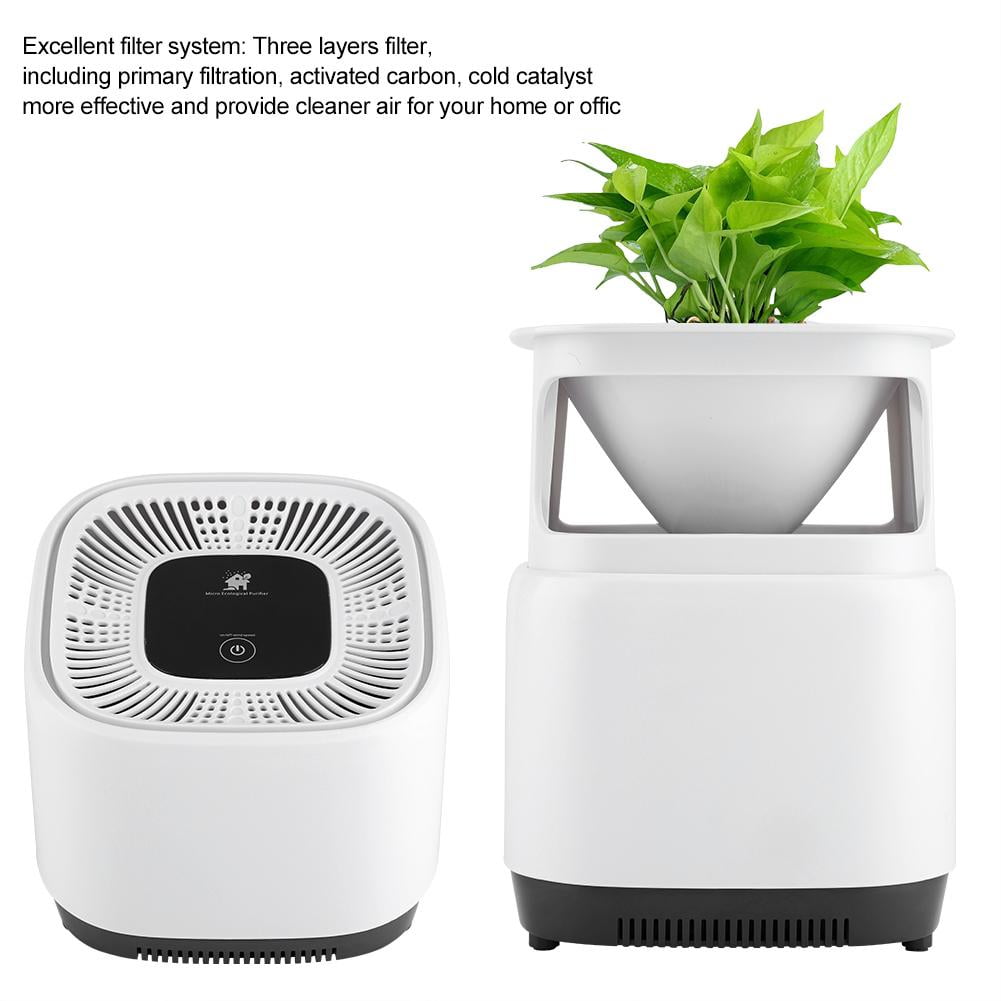 Yosoo Negative Ions Air Purifier Mini Desk Air Purifier Freshener