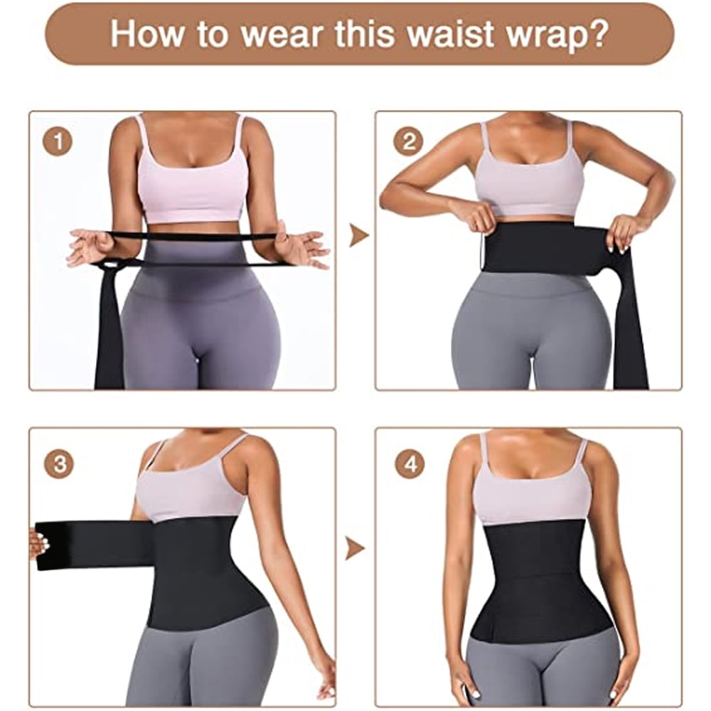 Waist Wrap Waist Trainer for Women Plus Size with Loop - Tiktok