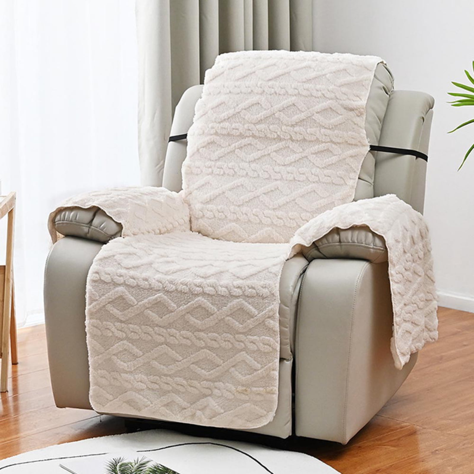 Recliner Covers Non Slip Waterproof Large Recliner Chair Covers for Leather Chairs Recliner Sofa Cover for Living Room Recliner Furniture Protectors Covers for Dog Pets Walmart