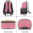 thumbnail image 6 of Pzuqiu Just A Girl Who Loves Baseball Customized 17 Inch School Backpack for Kids Personalized Schoolbag with Name Durable Bookbag Large Capacity Custom Backpack for Teens, 6 of 7