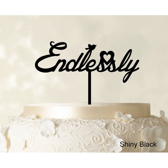 "Custom Initial Cake Topper Personalized Name Cake Topper Color Option Available 5""-7"" Inches Wide"