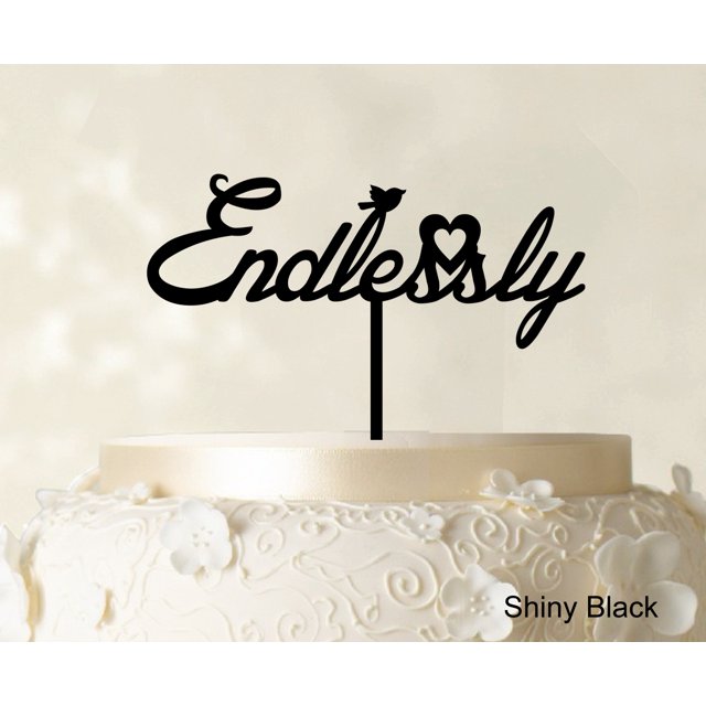Custom Initial Cake Topper Personalized Name Cake Topper Color Option Available 5-7 Inches Wide