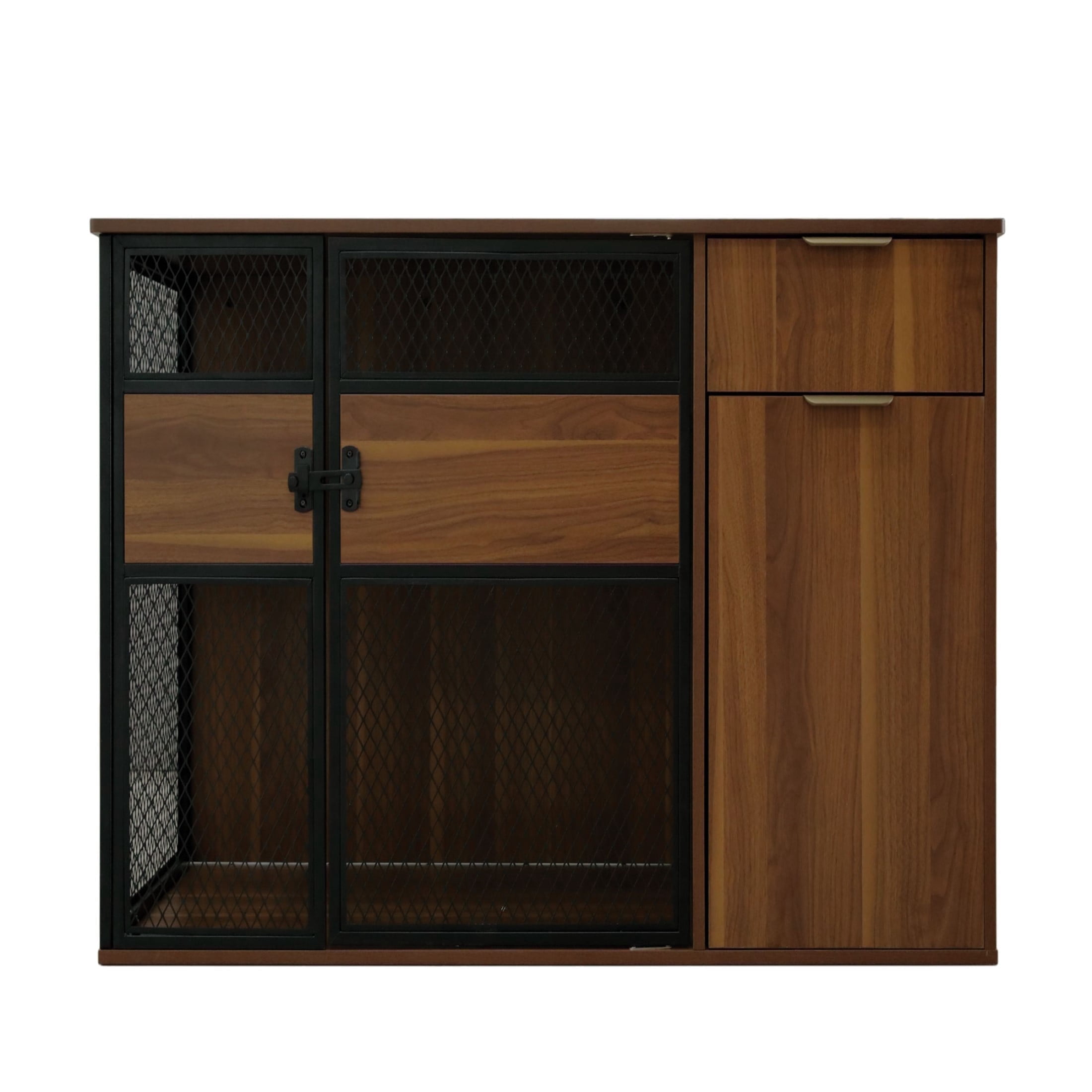 Lucky Kennels Clover Console Furniture Style 1 48" Wooden Crate for Dogs