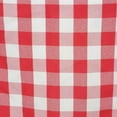 thumbnail image 2 of Balsa Circle 5 Pieces 15" x 15" Red White Gingham Checkered Table Napkins, 2 of 7