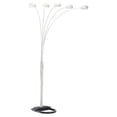 thumbnail image 1 of 5 Arms Arch Floor Lamp - White, 1 of 1