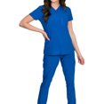 thumbnail image 4 of Medgear Fusion-Newport Scrubs Top for Women with 2 Chest Pockets, 4 of 4