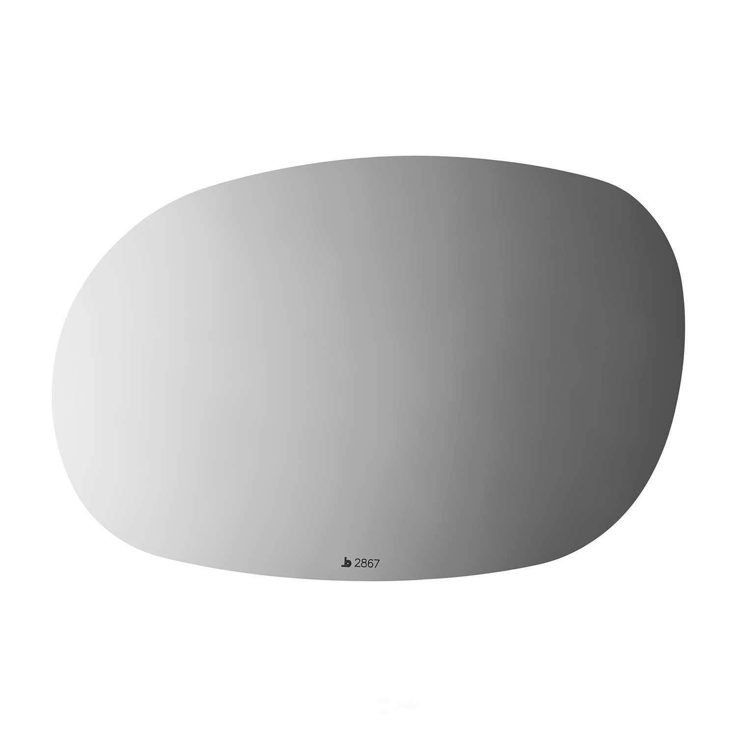 Burco 2867 Driver Side Flat Replacement Mirror Glass for Chrysler 300M