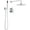 Chrome, variant on Delta 342702 Modern Round Non Shared Function Shower System Package - Chrome