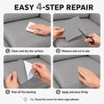 thumbnail image 6 of Self Adhesive Leather Repair Tape, Peel And Stick Leather Patch, Vinyl Repair Roll, Faux Leather Upholstery Sticker, Cuttable Furniture Refurbishment Material for Couch Furniture Sofas Car Seats, 6 of 6