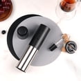 thumbnail image 4 of Abridor de vino eléctrico, abridor de botellas de vino recargable, set de regalo, sacacorchos automático, abridor de vino electrónico, color negro plateado., 4 of 5