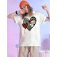 thumbnail image 1 of Women's Chic Printed T-Shirt Comfortable Fashion Casual Short-Sleeved Round Neck Everyday Wear TopFaCamisetas para mujer, lindas camisetas con estampado gráfico, de manga corta, estilo casual, para ve, 1 of 7