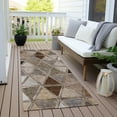 thumbnail image 6 of Addison Rugs Chantille Indoor/Outdoor Transitional Geometric Brown Washable Runner Rug, 2'3" x 7'6", 6 of 6