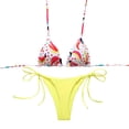 thumbnail image 2 of Warop Women's Push-Up Bikini Set, High-Waisted with Adjustable Drawstring, Two-Piece Swimwear for Beach and Swimming, 2 of 4
