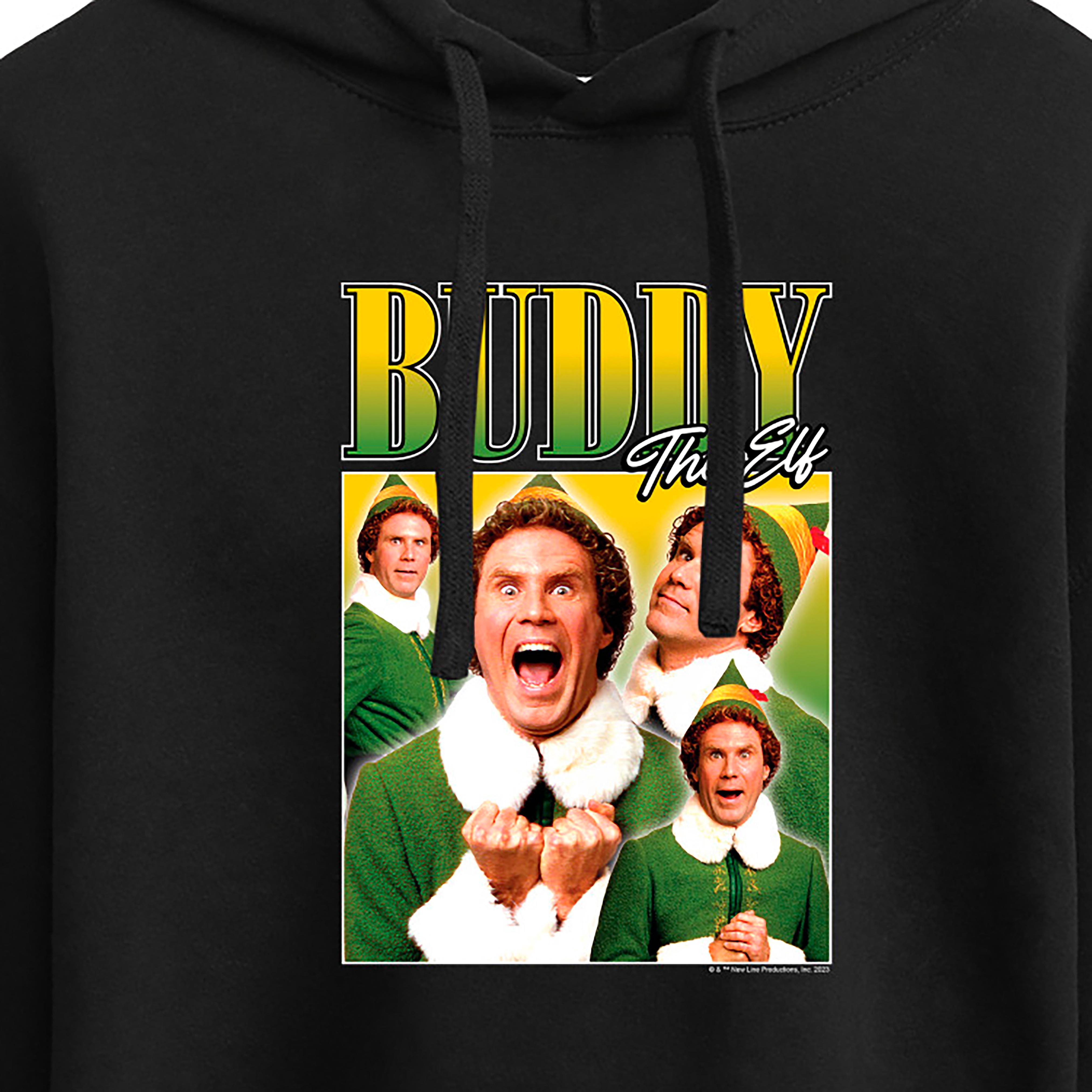 ELF - Christmas Buddy the ELF - Christmas Juniors Cropped Pullover Hoodie