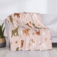 thumbnail image 3 of Fuzoiu Star Cute Dog Print Flannel Blanket,Throw Blanket,Flannel Home Decor,Fleece Bed Blankets,Cozy Soft Blanket for Bed, Sofa, Camping, and Travel-40"x30", 3 of 6