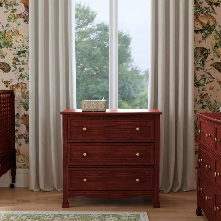 red 3 drawer dresser 3 Drawer Dresser