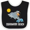 thumbnail image 3 of Inktastic Clearwater Beach Florida Vacation Boys or Girls Baby Bib, 3 of 4