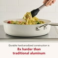 thumbnail image 4 of KitchenAid Hard-Anodized 10 Pcs Ceramic Induction Cookware Set, Dishwasher Safe and Oven Safe to 500°F, Porcelain White, 4 of 13
