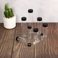 thumbnail image 5 of Uxcell 30mL Reagent Glass Storage Bottle Round Plastic Screw Cap for Laboratory Home Clear 12 Pack, 5 of 5