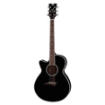 thumbnail image 3 of Dean Performer Mini Jumbo Acoustic-Electric Left Handed Guitar, Classic Black, Bundle ,PEL CBK PACK, 3 of 4