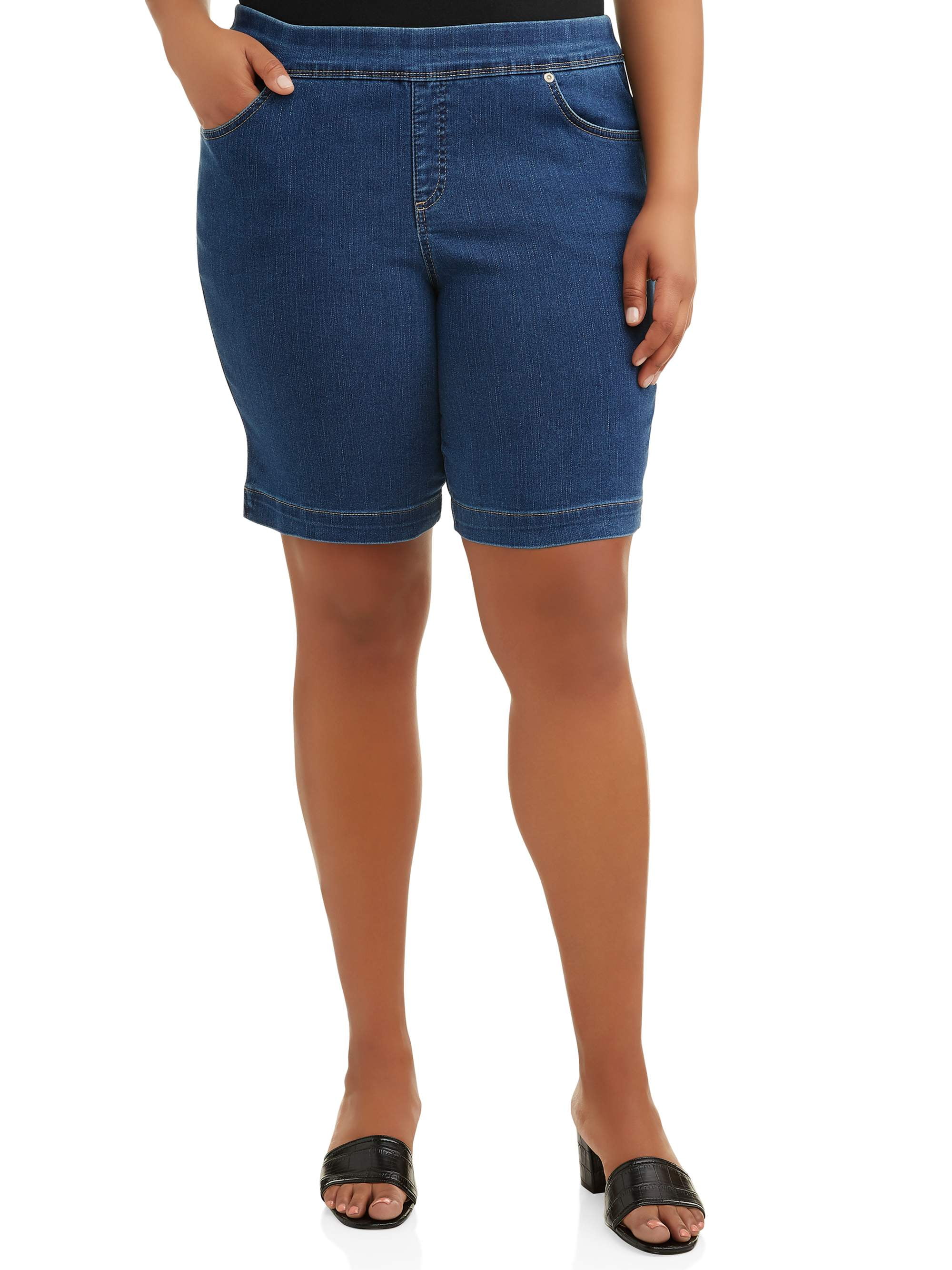 terra and sky jean shorts