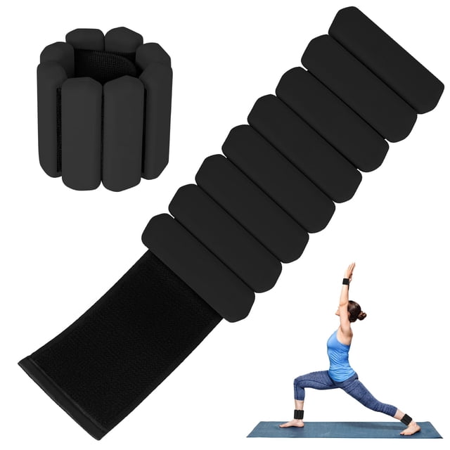 Set de 2 pesas para muñeca Teikugv ajustables de 0.9 kg para mujer y hombre