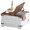 White, variant on HOMCOM Coffee Table with Flip Top Hidden Storage, Square Center Table Black