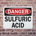 thumbnail image 4 of (2 Pack) Sulfuric Acid OSHA Danger Sign 18 Inch X 12 Inch Plastic Sign, Weather Resistant, UV Protected for Workplace, Business, and Construction Site, Made in the USA, 4 of 8