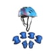 thumbnail image 5 of Bearachild 1 Juego de casco de rodillo para niños, ajustable, para bicicleta de niño pequeño, rodillera, codera, protectores de bicicletas para Azul oscuro 2piezas, 5 of 6