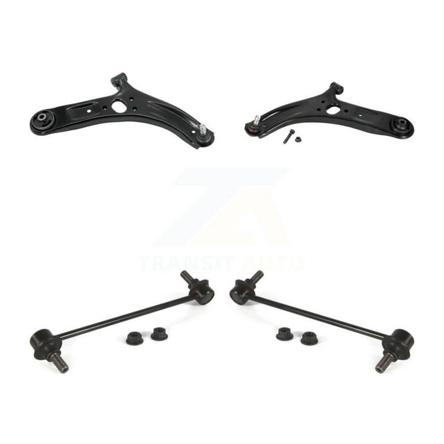 TOR Front Suspension Control Arm and Ball Joint Assembly Stabilizer Bar Link Kit for Car 2012-2017 Kia Rio - Left Right Side (Driver Passenger) KTR-100154